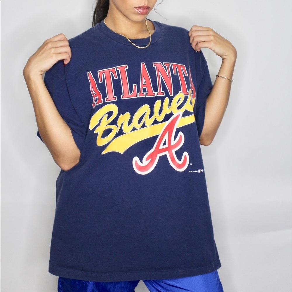 Vintage TEAM HANES Atlanta Braves Tshirt